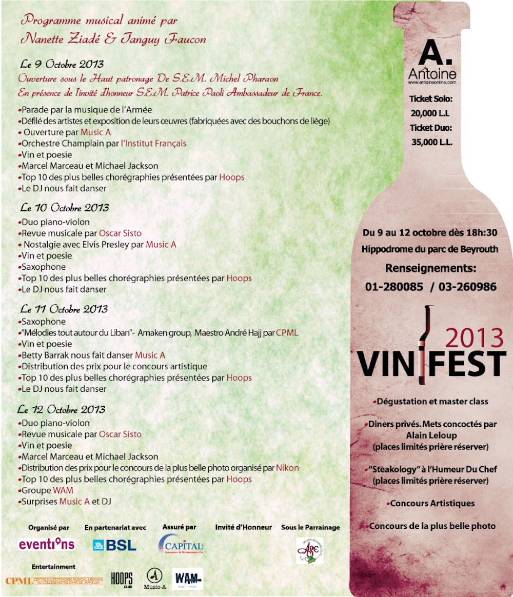Vinifest Lebanon 2014