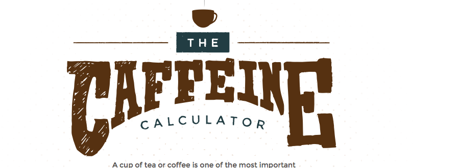 Image result for caffeine calculator