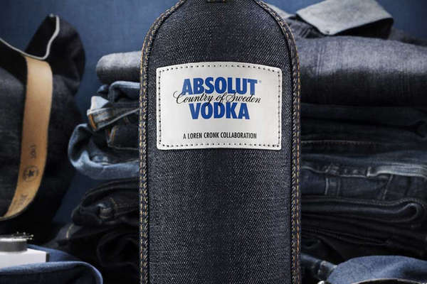 Limited Absolut Vodka_ Denim Sleeve