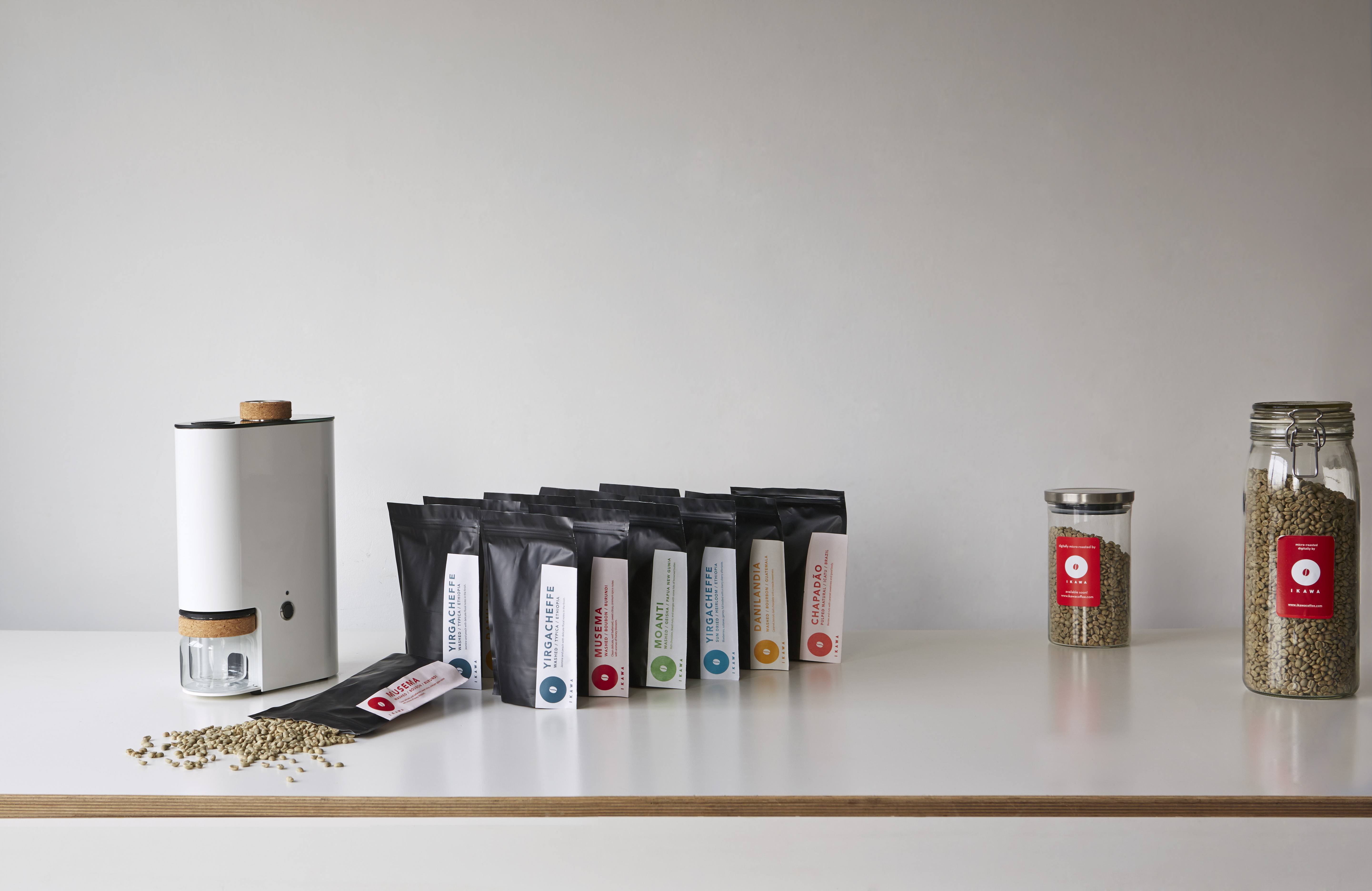 IKAWA Home Roaster with selection of green coffees - a Kickstarter reward