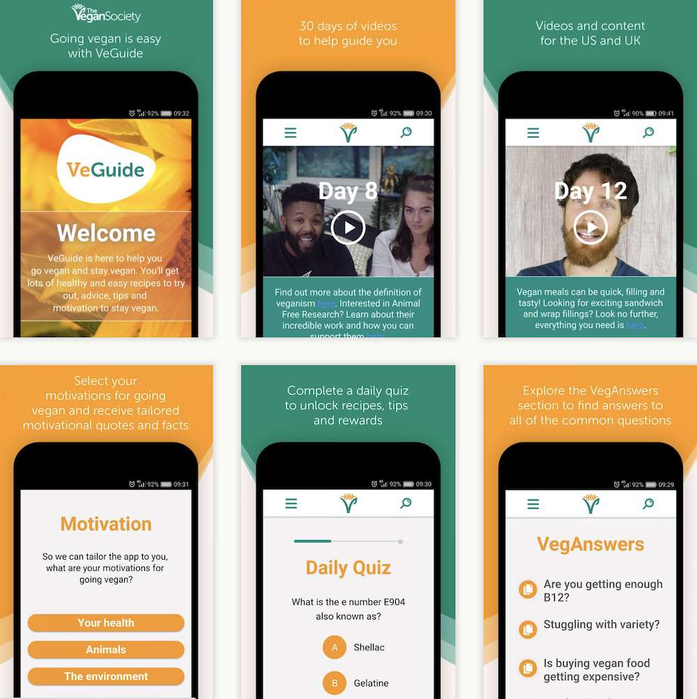 Download the vegan app