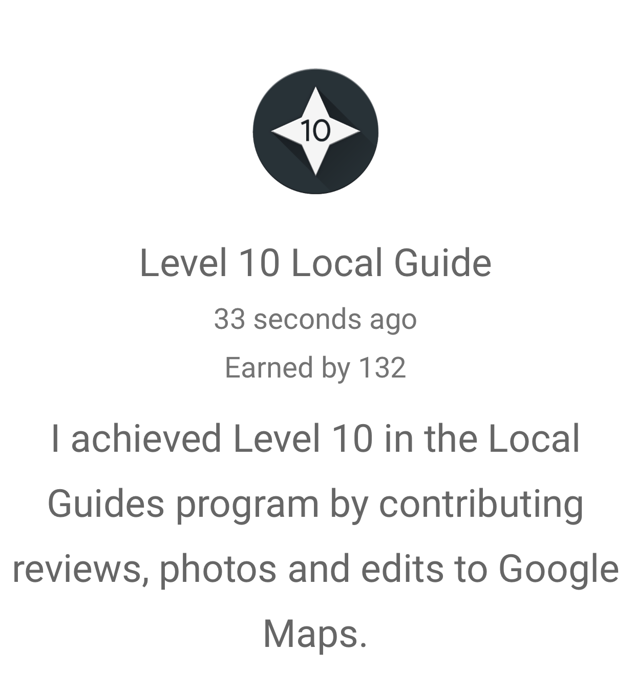 Local Guide Level 10