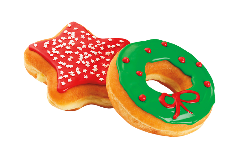 Wreath and Star Donuts silo