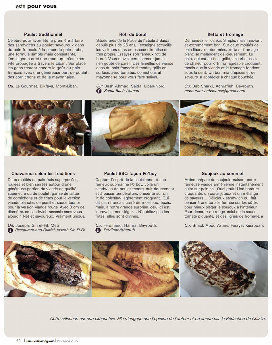 Sandwiches Cuizine 7