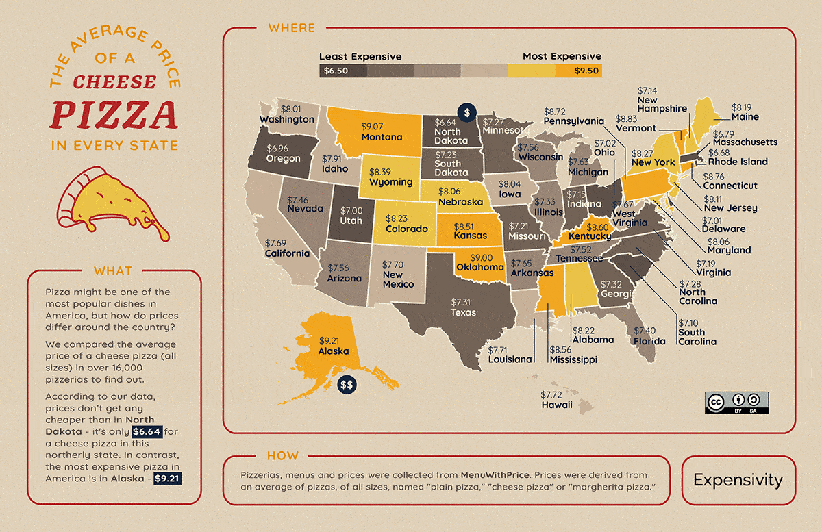 US Pizza Index Maps - Preview