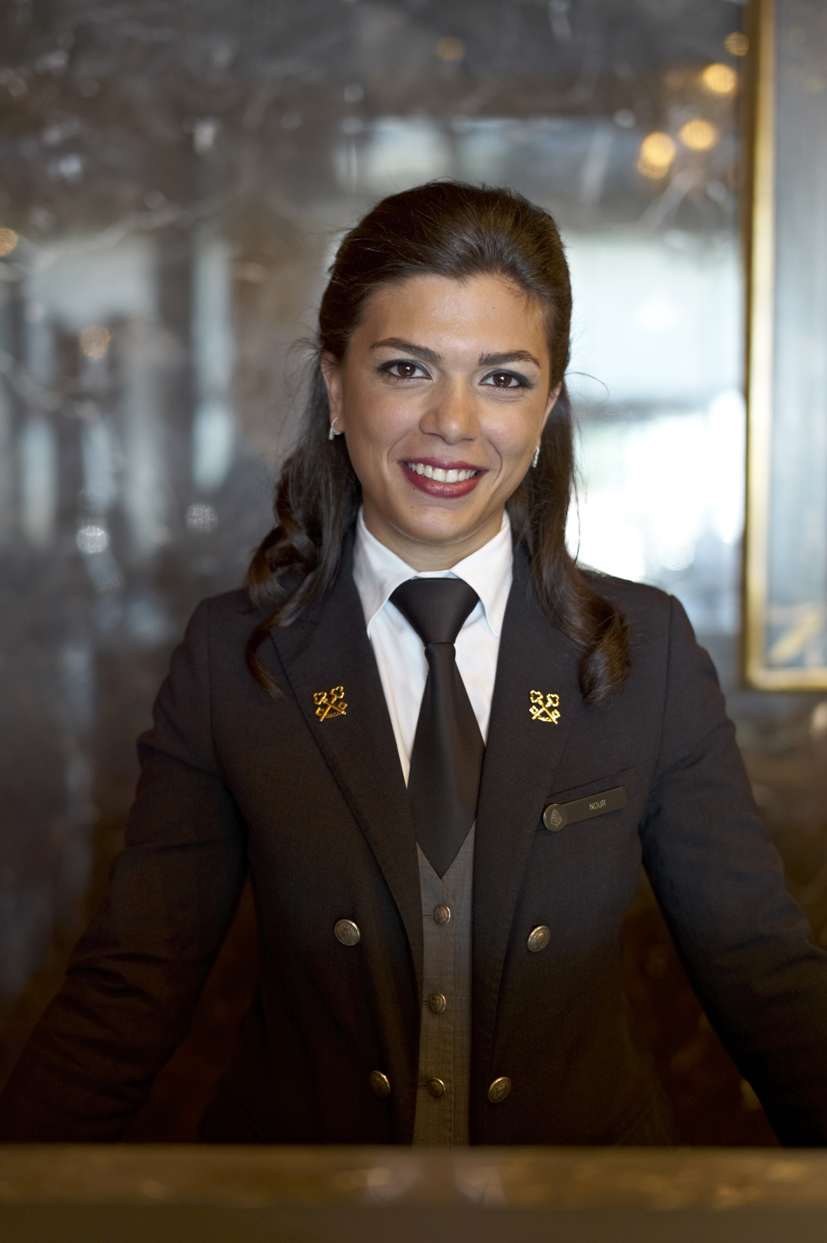 Female Hotel Concierge