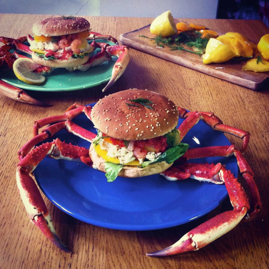 eat-it-before-it-eats-you-quentin-and-thomas-warn-of-the-crabzilla-a-beastly-creation-of-crab-meat-lemon-lettuce-mango-oranges-and-tomatoes
